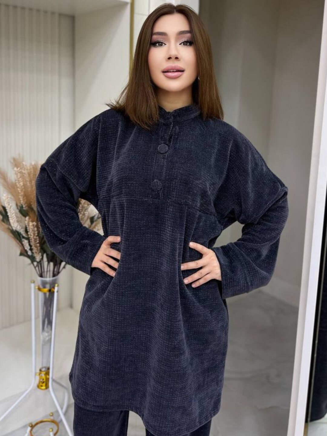 Комплект одежды , размер М, синий — фото 1