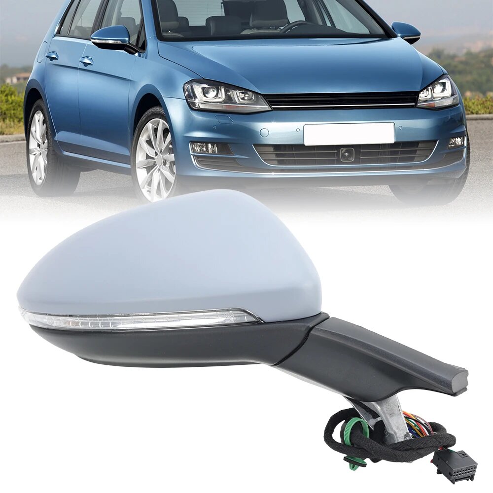 Зеркало боковое правое для VW Golf 7 MK7 EU 2013-2020, 13pins