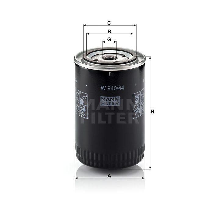 Фильтр масляный w940/44 MANN-FILTER W940/44