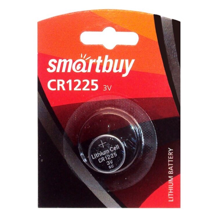 Литиевый элемент питания Smartbuy® CR1225/1B, шт