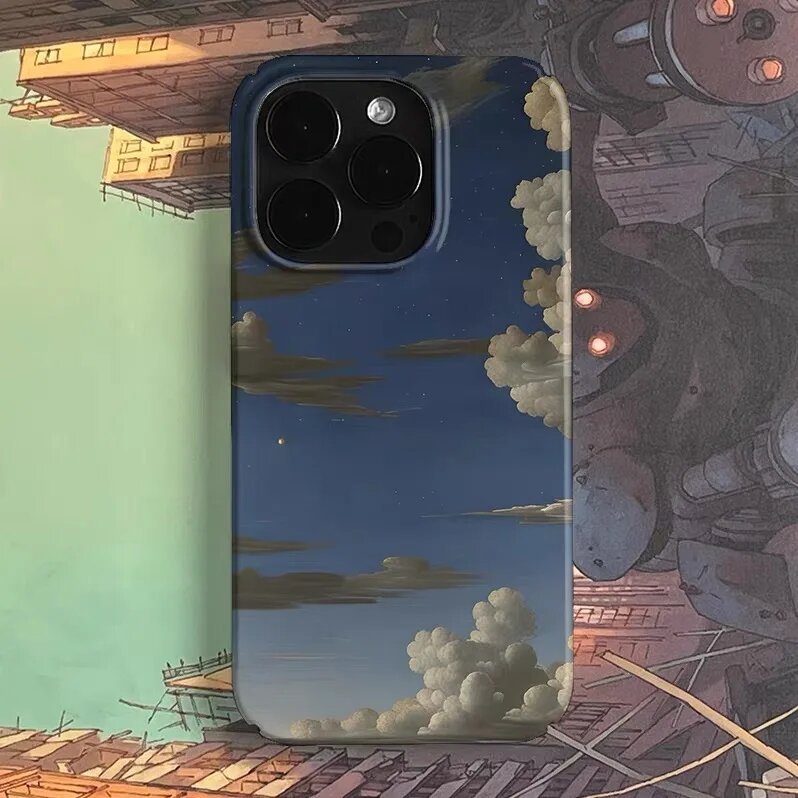 Чехол для телефона Blue Starry Sky at Night для IPHONE 17 Air 16E 15 PROMAX 14 For iphone13 MINI