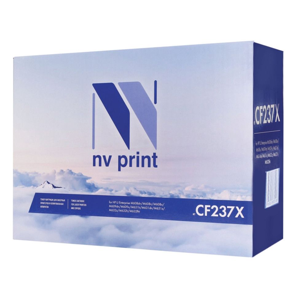 NV Print CF237X Тонер-картридж для HP LJ Enterprise M608/M609/M631/M632/M633, 25K