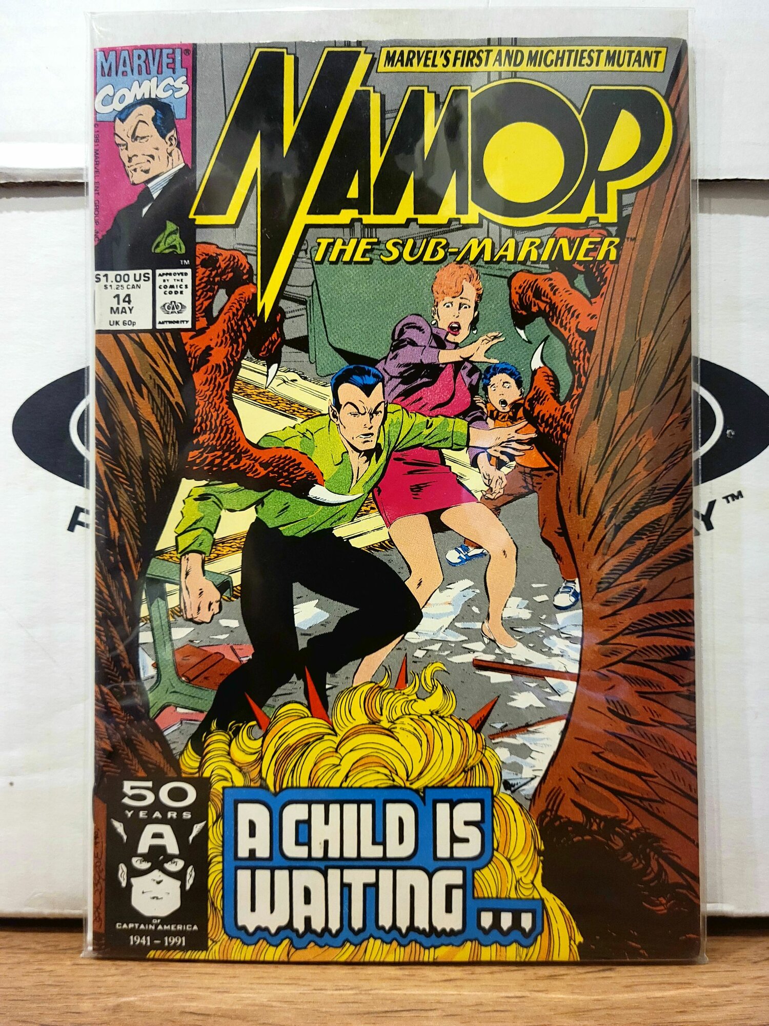 Ретро Комикс Namor #14. 1991 Год. Оригинал!