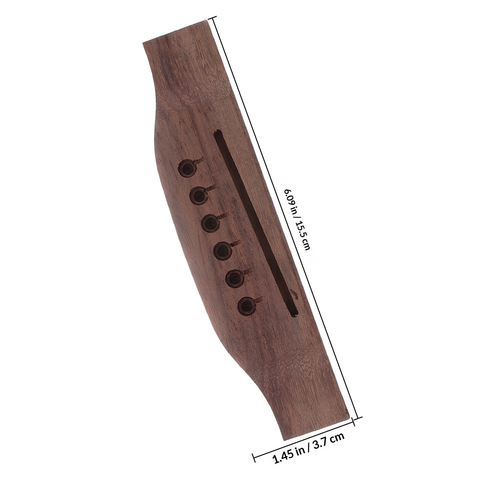 Классический Мост Для Гитары Из Дерева Цвет Кофе Размер 15.50X3.70X0.80Cm