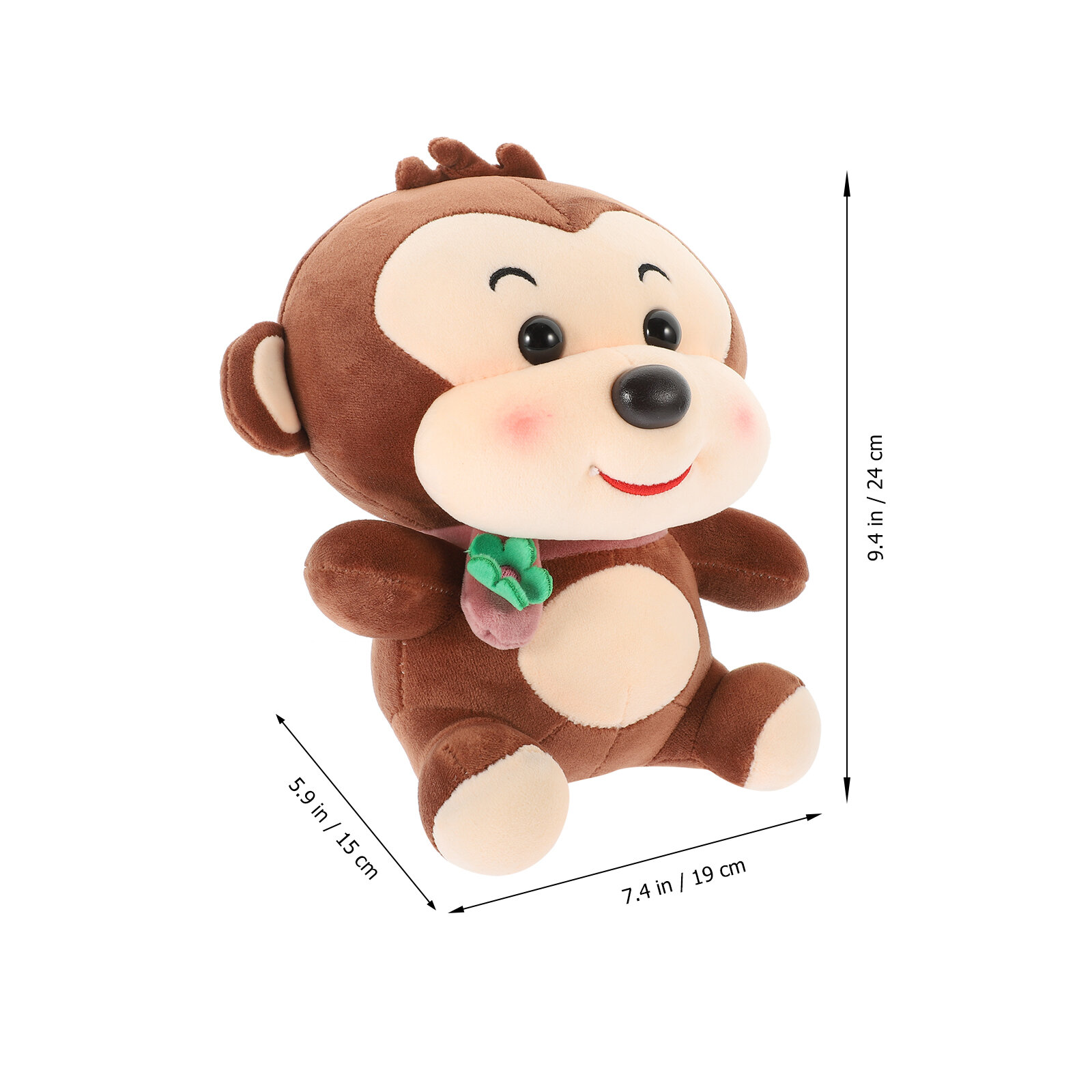 Милый Плюшевый Обезьяний Игрушка В Дизайне Мультфильма 24.00X19.00X15.00Cm