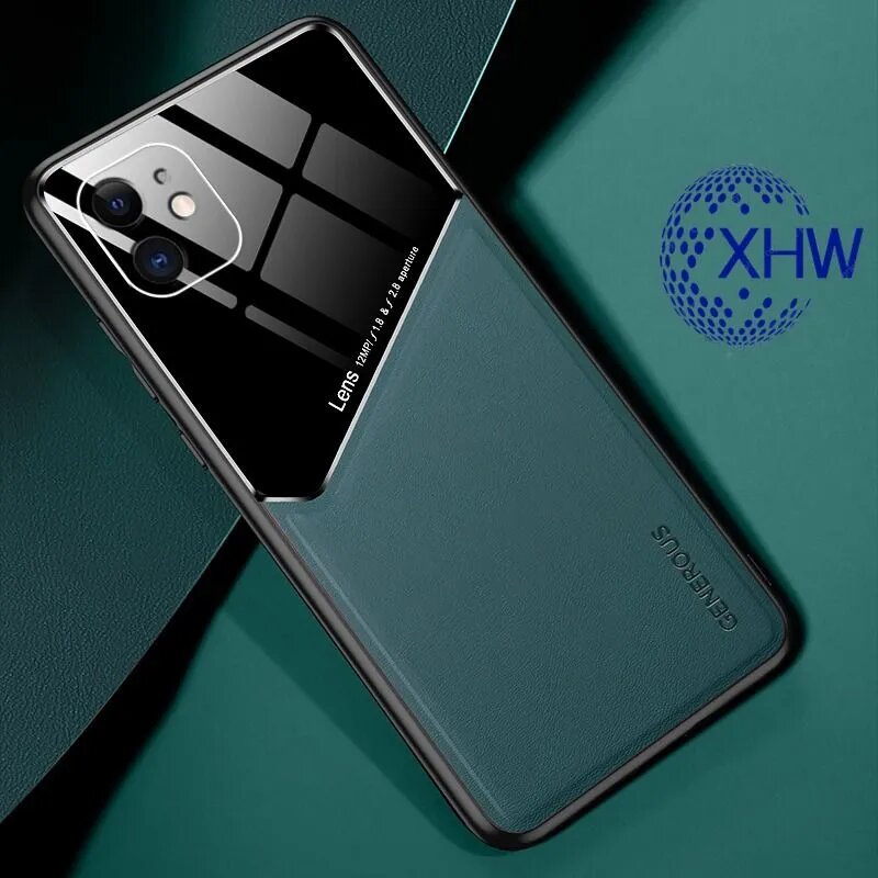 Чехол на айфон 11(чехол iphone 11)Первый слой выполнен из воловьей кожи со стильным и элегантным дизайном