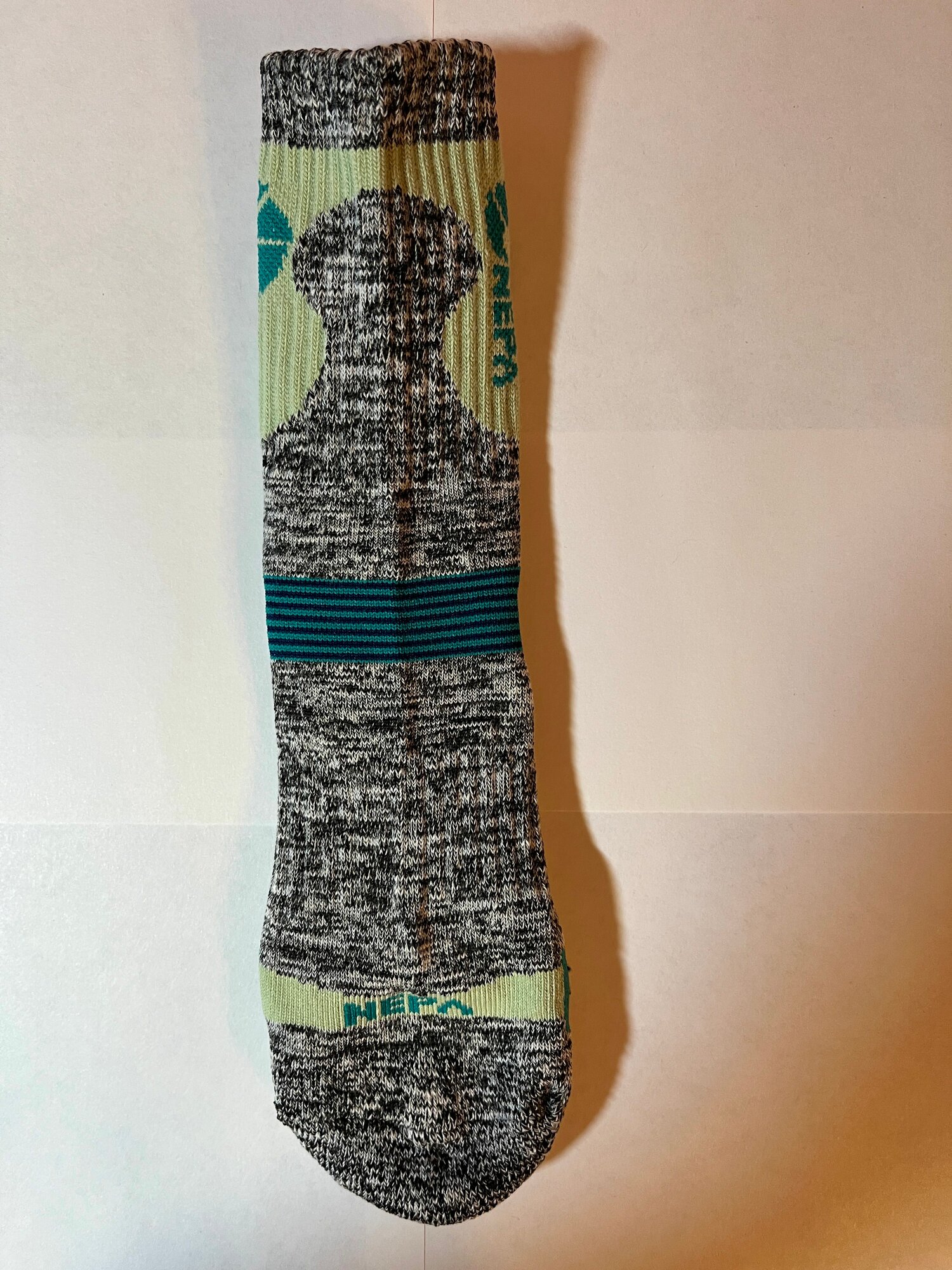 Носки NEPA, размер 24, серый, бирюзовый — фото 1