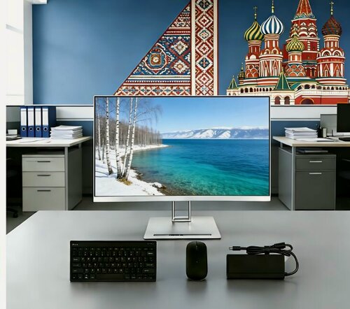 Изображение товара Моноблок 27 дюйма, Intel Core i5 3320QM, Windows 10pro, SSD 1024ГБ, RAM 16ГБ, Wi-Fi, черн