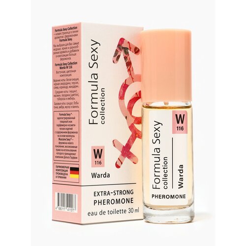 Туалетная вода женская с феромонами Formula Sexy collection Warda W116 30 мл 511₽