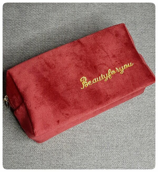 Косметичка ширина: 6 см., высота: 10 см., длина: 16 см., , бордовый — фото 1