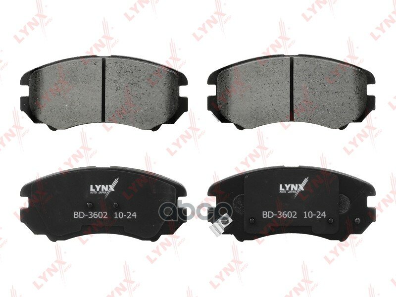 Колодки передние HYUNDAI/KIA / CHERY Tiggo 7 20-> / EXEED LX22-> LYNXauto BD-3602 LYNXauto арт. BD-3602
