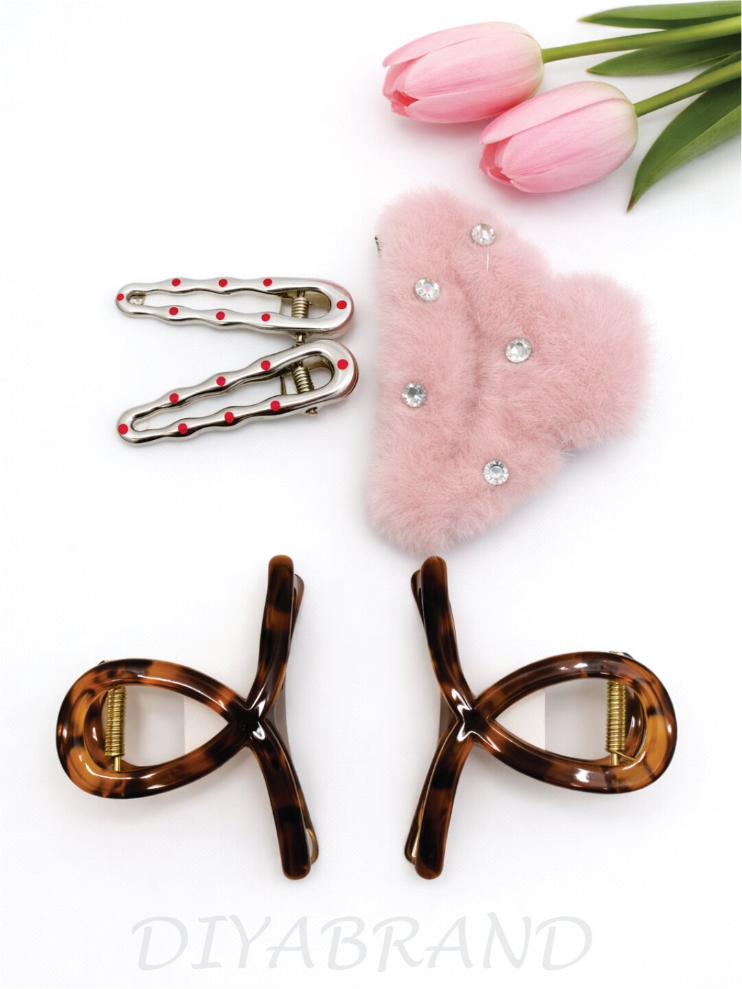 Набор заколок для волос 4 в 1 — фото 1