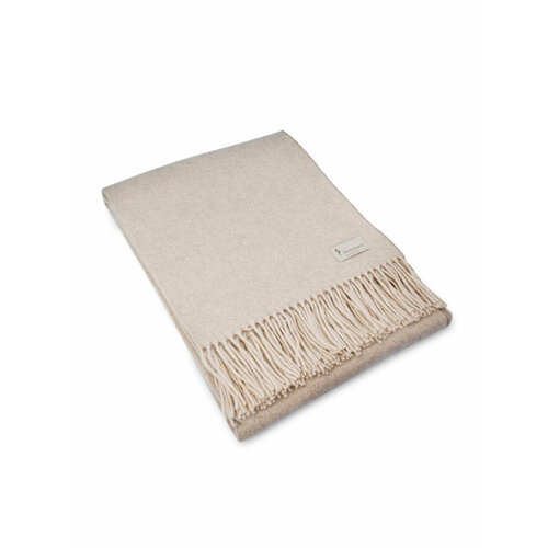 фото Плед biederlack cashmere nature-sand 1,5 спальный, двухсторонний, натуральный, бежевый