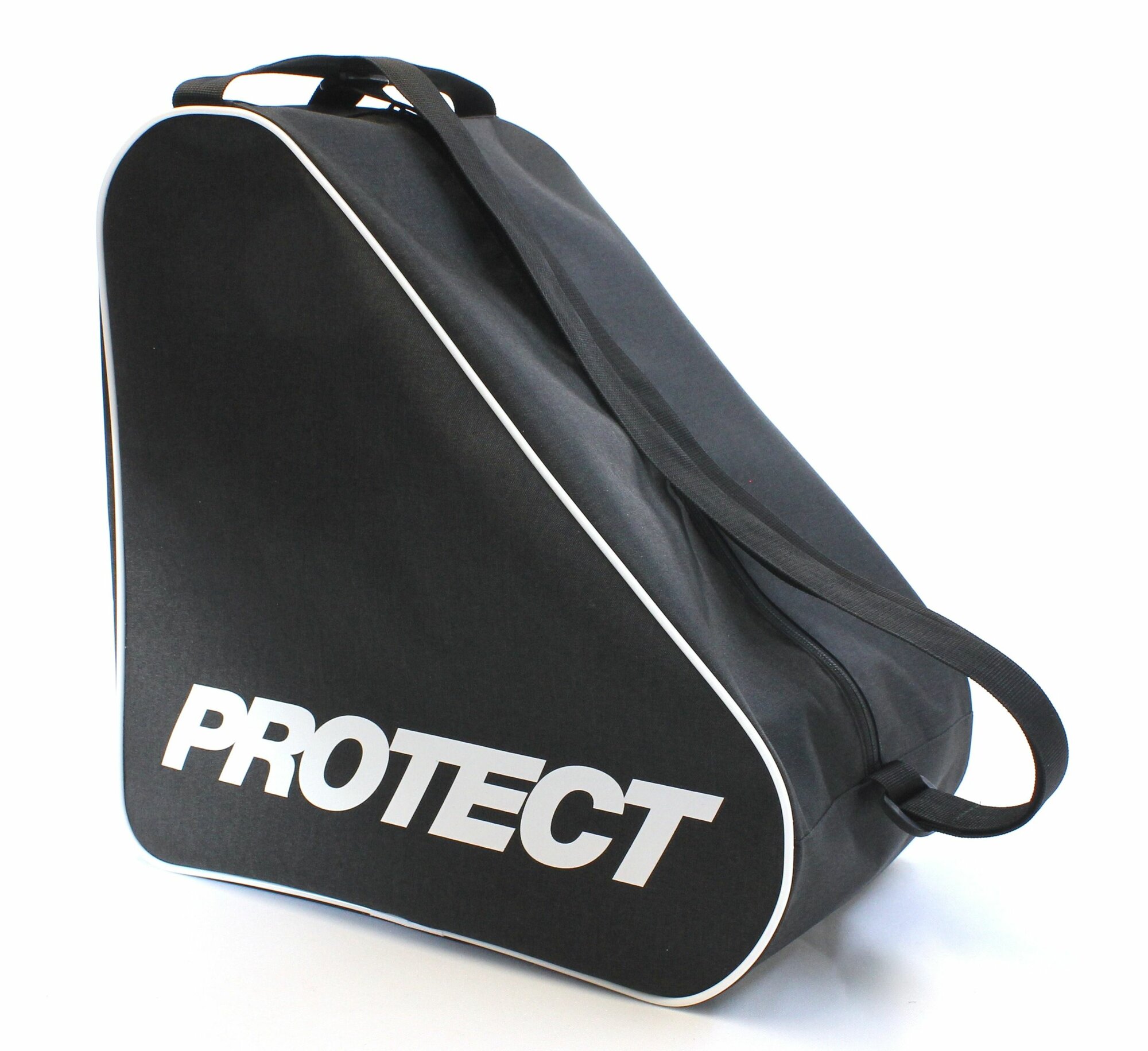 Сумка для роликов и коньков, цвет черный/белый. Р-р 39х39х22 см. PROTECT