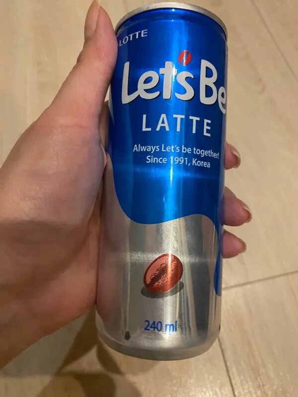 Напиток кофейный "Let's Be", латте, холодный, 240мл, в металлической банке — фото 1