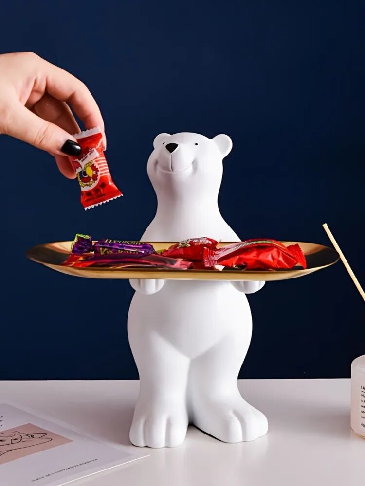 Статуя кошка, поднос для хранения ключей и домашний винный шкаф, украшения на новоселье