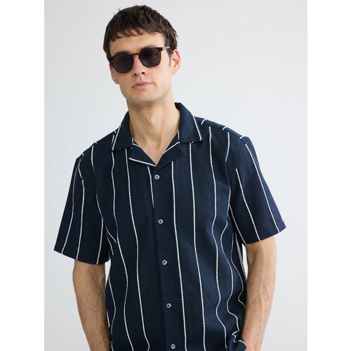 фото Рубашка lc waikiki, размер 2xl, navy striped