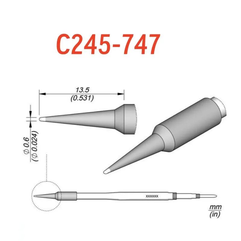 C245-747 жало, совместимые со сменными аксессуарами JBC SUGON AIFEN