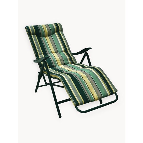 Кресло-шезлонг Lupton, складное, стальной каркас, полиэстер, 80 см x 62 см x 106 см