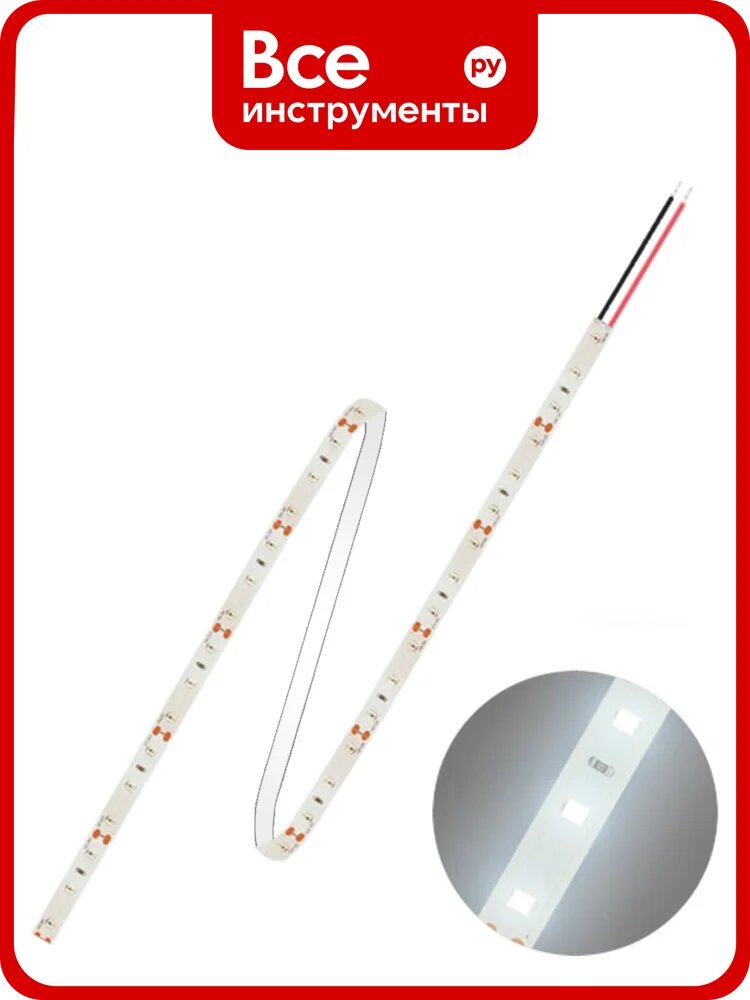 Светодиодная лента FL-LED FL-Strip 2835 - S60- CW 12.0W/m 6500K DC-12V IP20 10x5000mm 1250lm/m 607362