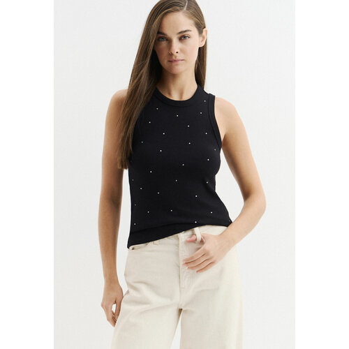 фото Майка dkny, 1 шт., размер m, черный