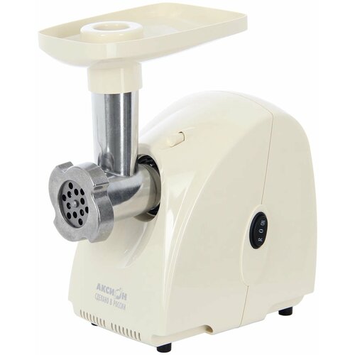 Мясорубка Аксион М 3101 светло-бежевый корпус 1500 Вт произ 100 кгчас ф-ция реверс отсек для хранения принадлежностей 628700₽