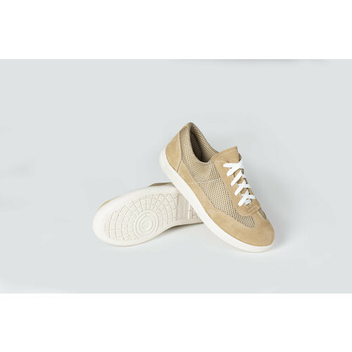 фото Кроссовки , размер 45, бежевый нет бренда