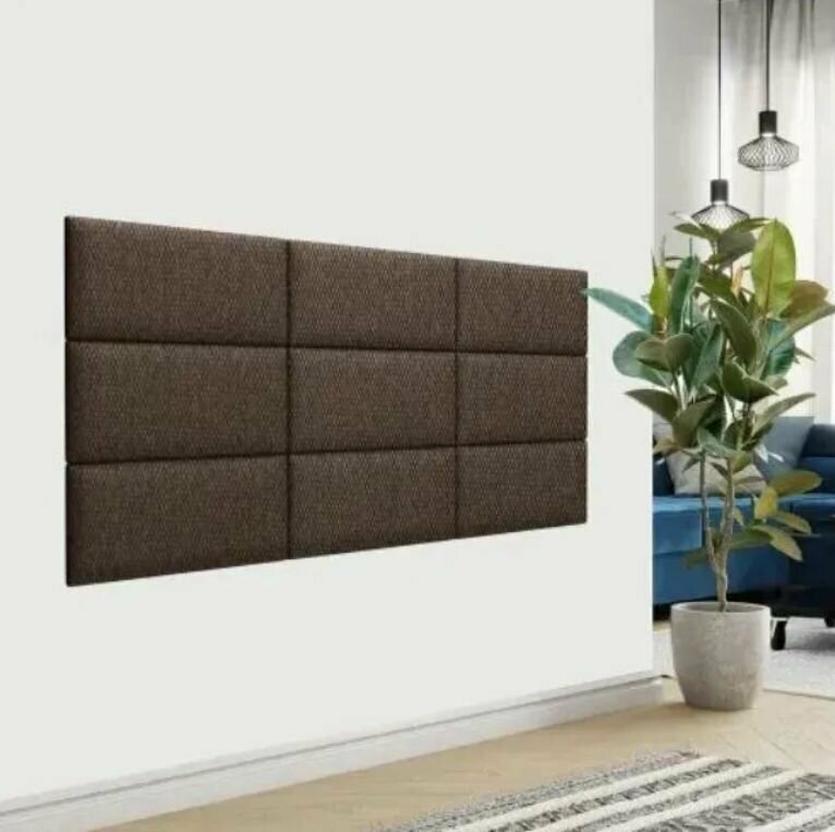 фото Стеновая панель; мягкая панель; изголовье кровати 20*40 см 2 шт