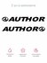 Комплект наклеек на велосипед AUTHOR, 2 шт