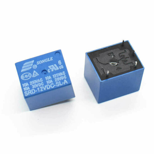 Электромеханическое реле SRD-12VDC-SL-A 10А 12V 221₽