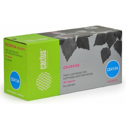 Картридж Cactus CS-CE413A CE413A пурпурный для HP CLJ Pro 300400M351 ресурс до 2600 страниц 987₽
