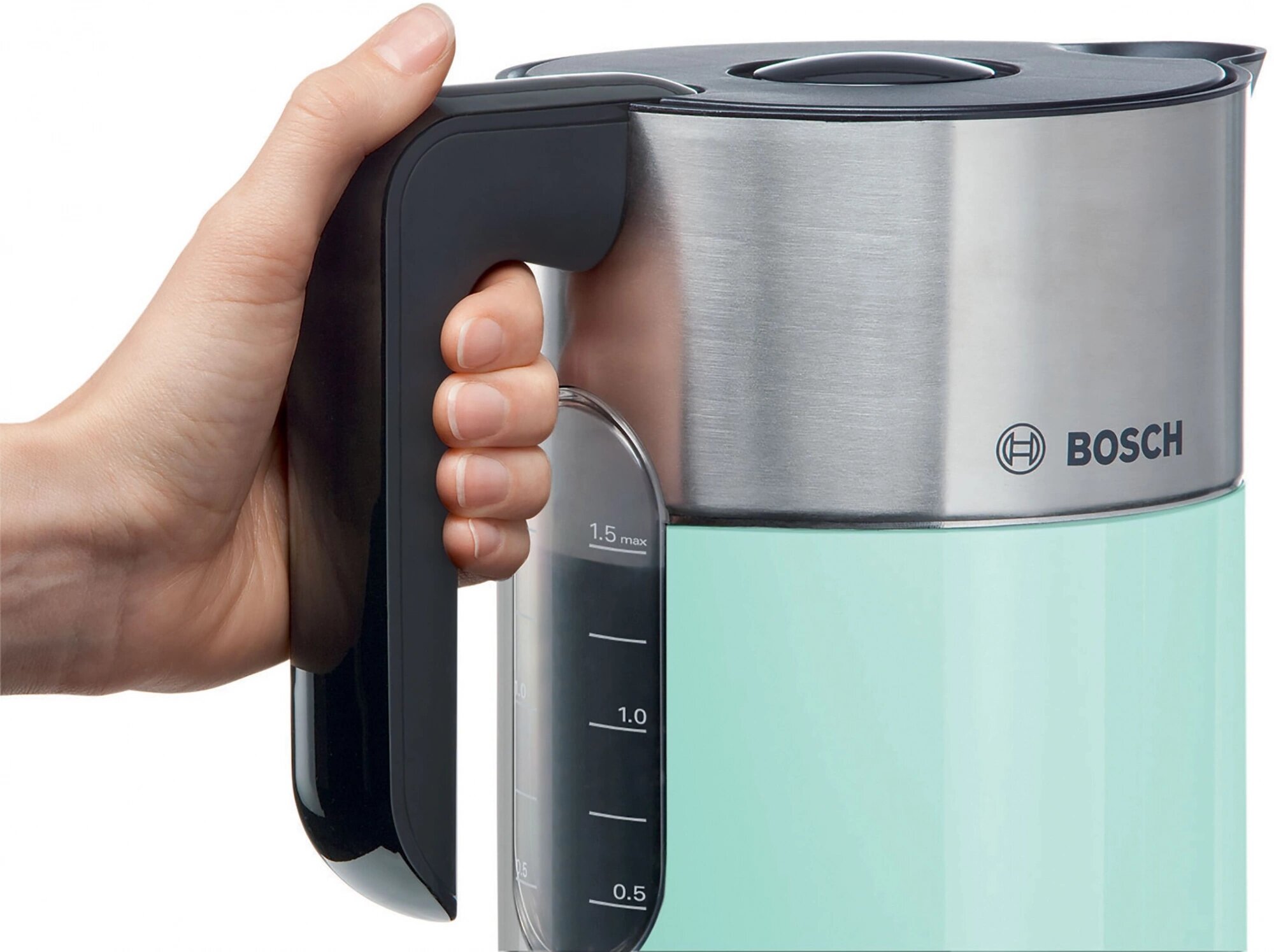 Чайник Bosch TWK8612P 2400 Вт зелёный 1.5 л стекло - фото №20