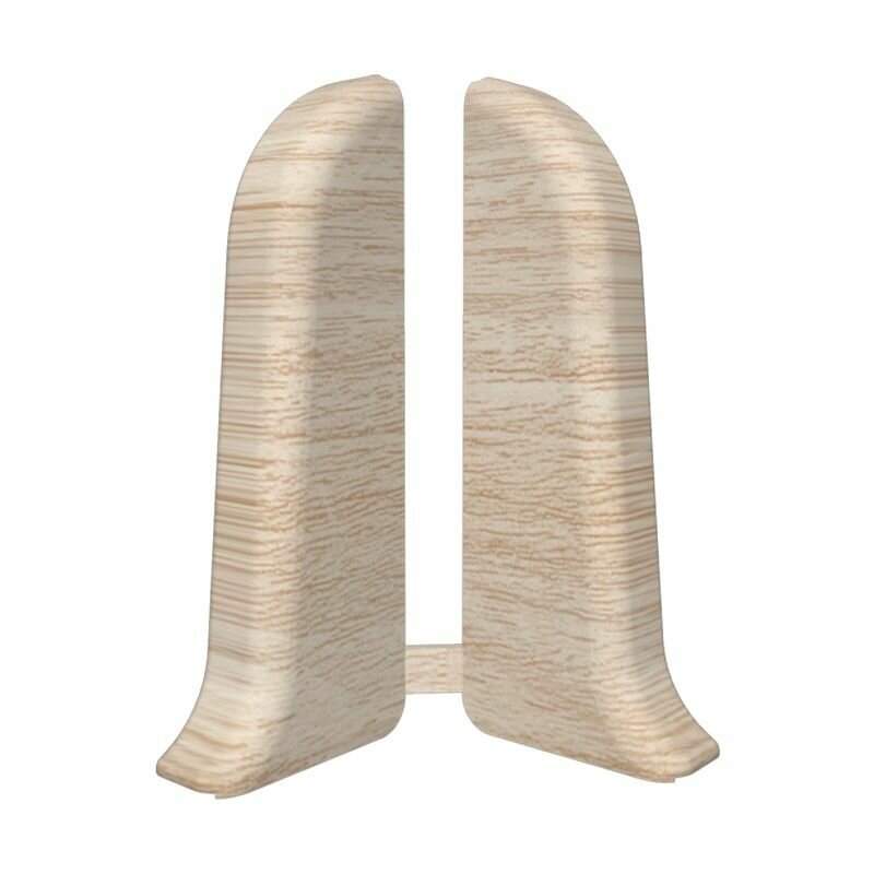 Идеал Классик торец правый+левый Ясень светлый (упак 2шт.)