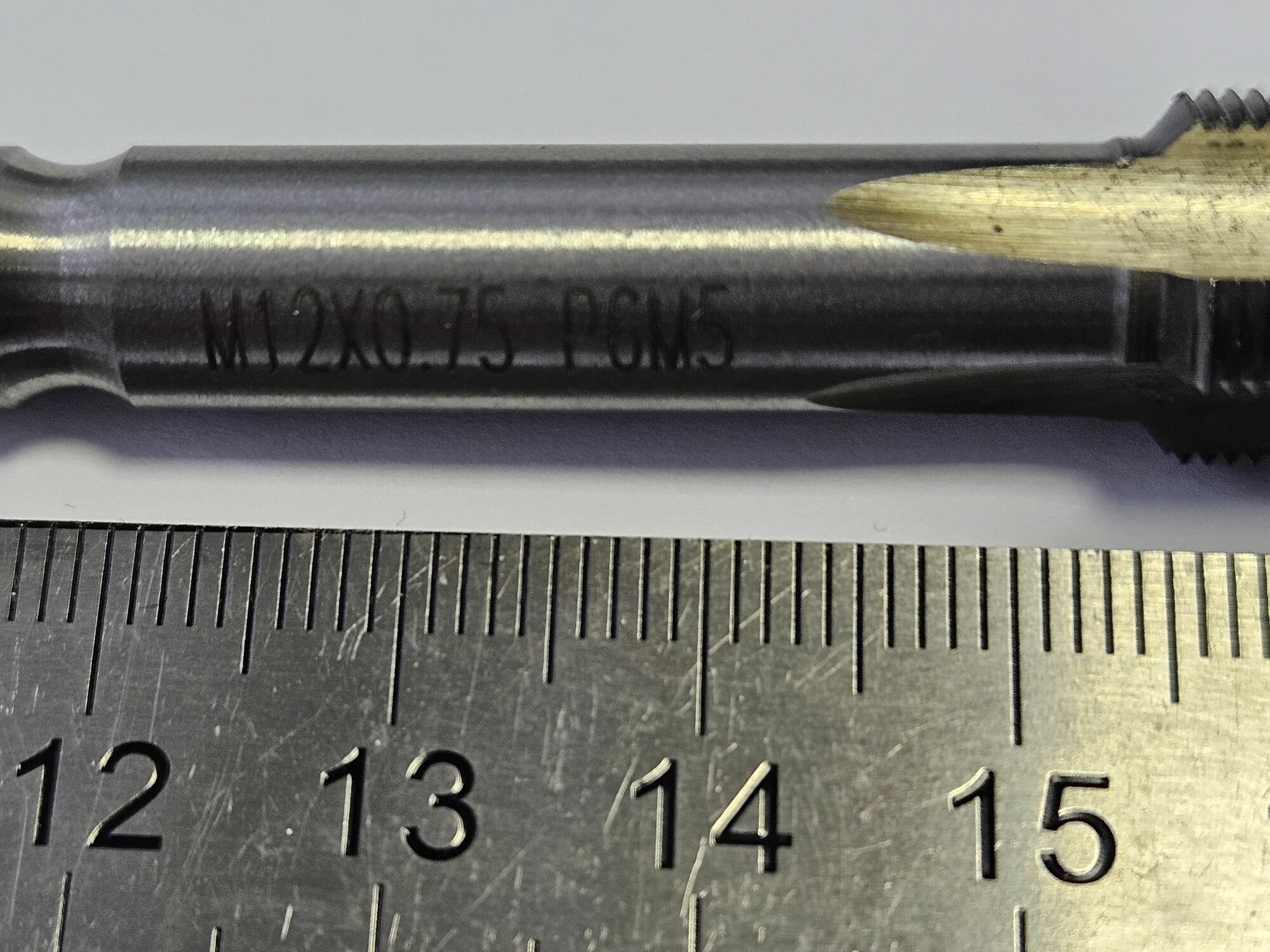 Метчик м/р М12х0,75 — фото 1