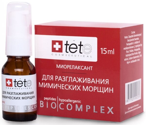 Биокомплекс для разглаживания мимических морщин 15 мл Tete Cosmeceutical
