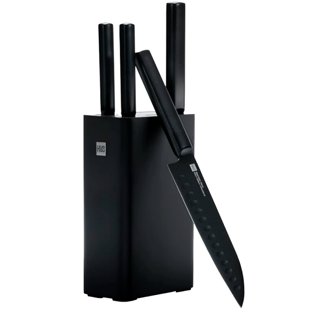 Набор ножей Xiaomi HuoHou Heat Cool Black Non-stick Knife Set HU0076 Black