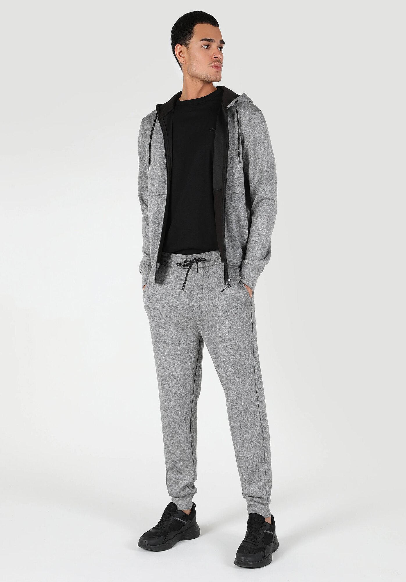 Брюки COLIN'S Slim Fit, размер S, серый