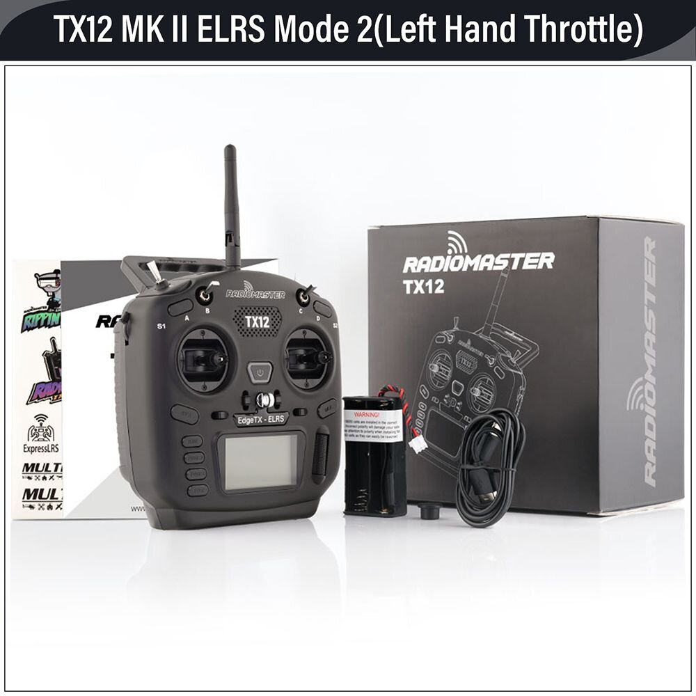 Радиомастер RADIO MASTER TX12 MK II ELRS M2 FCC с карданным подвесом Холла 2,4 ГГц
