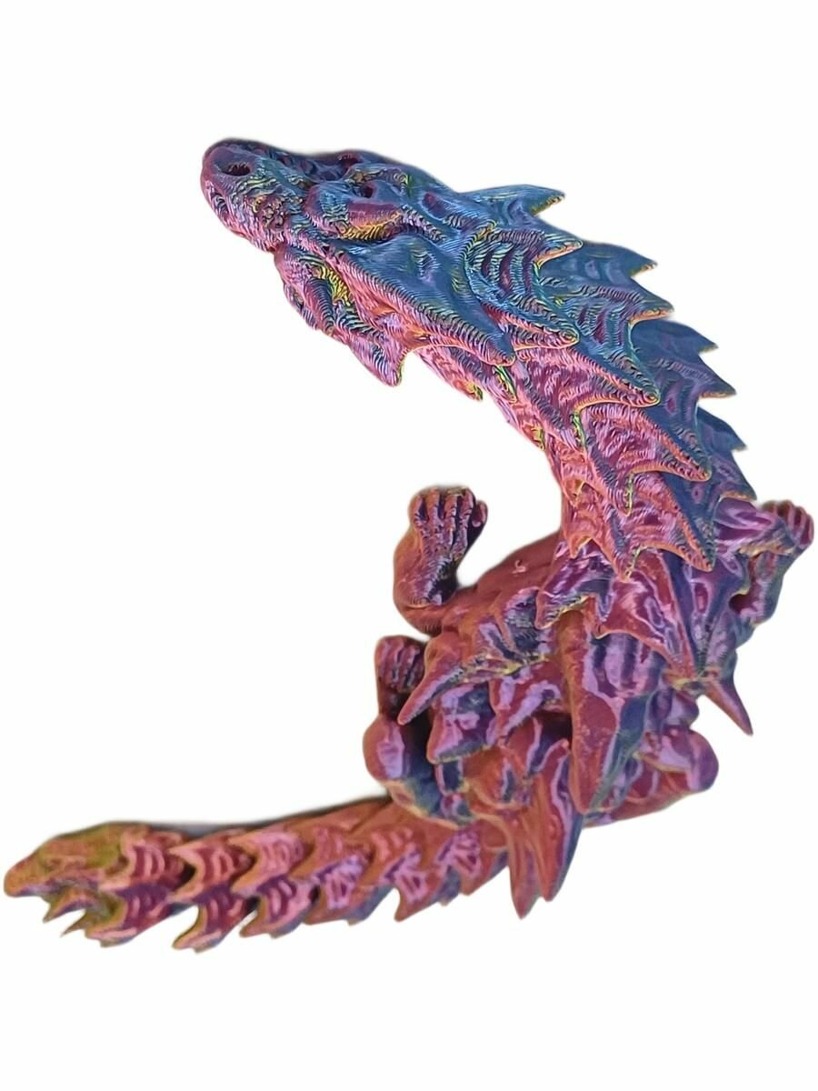 Дракон Флэкси подвижной 28 см, Игрушка антистресс — фото 1