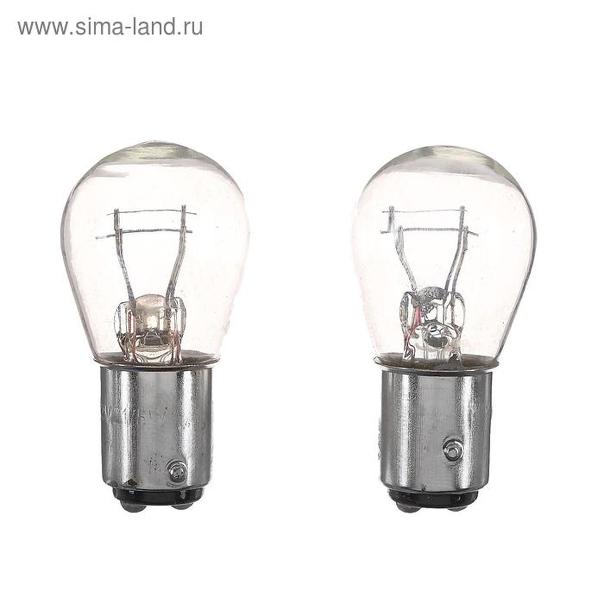 Галогенная лампа для авто Cartage, P21/5W, BAY15d, 12 В, набор 2 шт