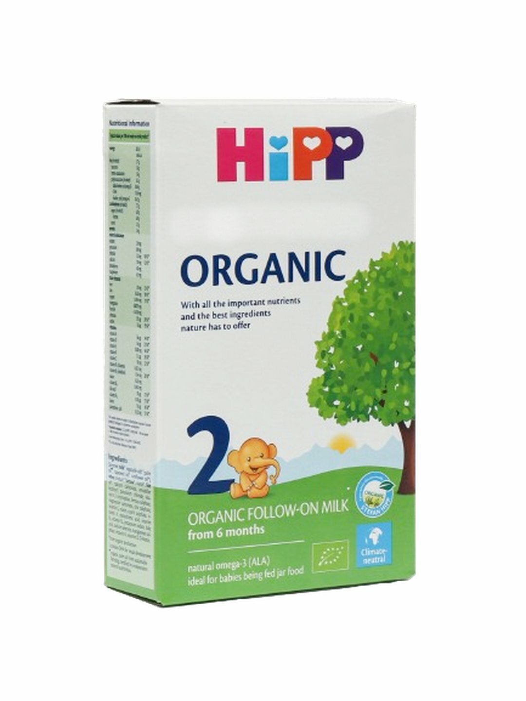 Молочная смесь HiPP Organic 2 300, для детей от 6 мес, без ГМО, без искусственных добавок