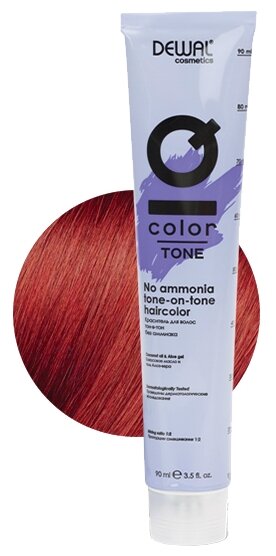 Dewal Cosmetics Краситель полуперманентный IQ COLOR TONE, 6.44 Dark intense copper blonde