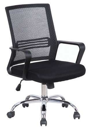 Компьютерное кресло Brabix Daily MG-317 офисное, обивка: сетка/текстиль, цвет: черный