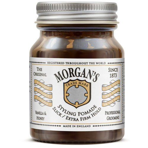 Morgan's Помада Vanilla & Honey Extra Firm Hold, экстрасильная фиксация, 50 мл помада для укладки morgans pomade ваниль и мед экстрасильная фиксация 50 г