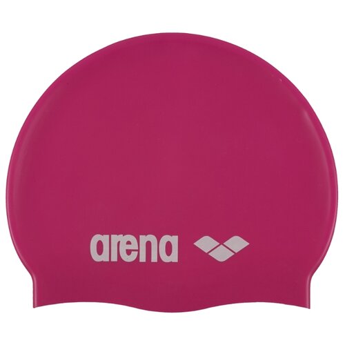 фото Шапочка для плавания arena classic silicone jr 91670 fuxia/white