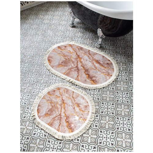 Набор ковриков для ванной и туалета 