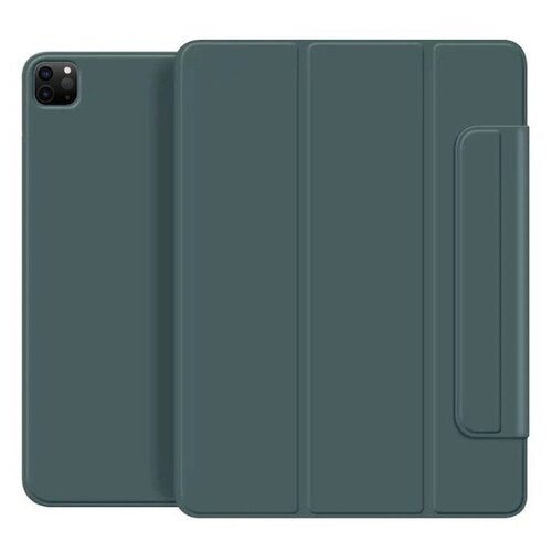 Чехол-книжка Comma Rider Series Double Sides Magnetic Case with Pencil Slot для iPad Air 5 (2022)/iPad Pro 11 (2022) (Цвет: Dark Green) чехол 15 6 case logic dark green 3204459 refpc116gre