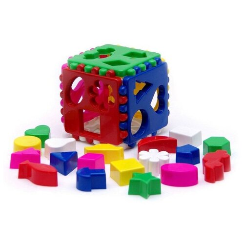 фото Кубик логический, большой, микс karolina toys