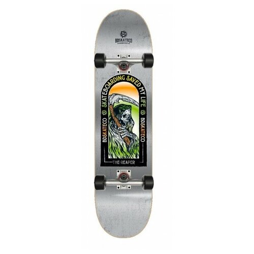 фото Скейтборд в сборе bd complete reaper series sliver 8x31.75 трюковый для детей / подростков bd skate co