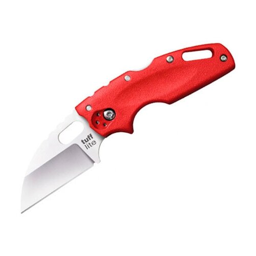 Нож складной Cold Steel Tuff Lite Plain Edge красный нож cold steel 20mtgd mini tuff lite plain edge od green